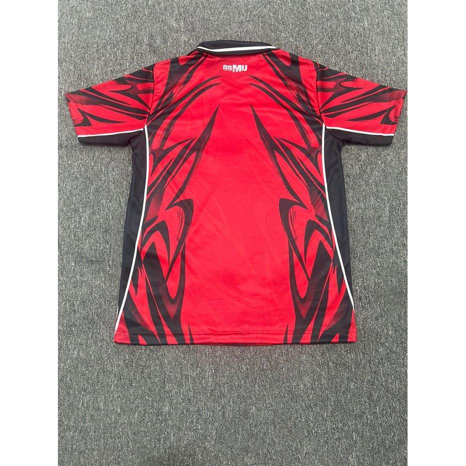 Jersey Mu Merah Vodafone 6.0 By Rsport Indonesia Full Printing - Baju Mu Merah Hitam Vodafone