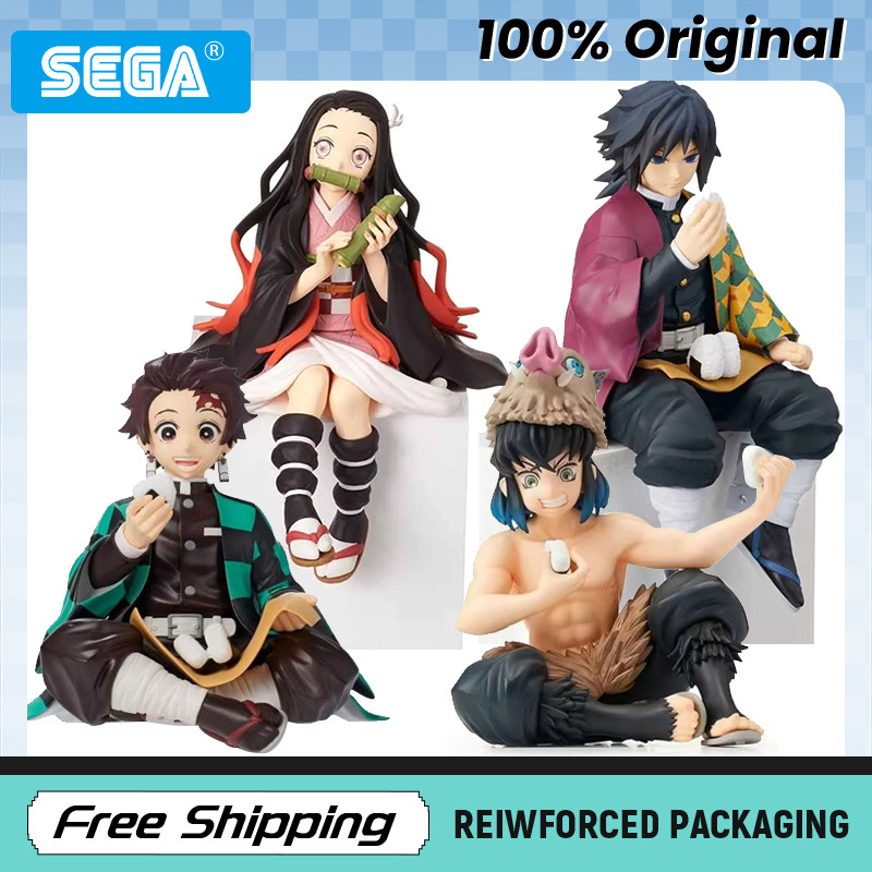 In Stock SEGA Demon Slayer Tanjiro Kamado Nezuko Kamado Inosuke Hashibira Giyuu Tomioka Figure Model