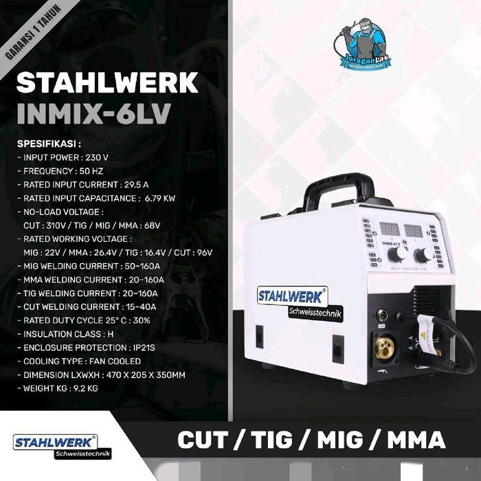 Stahlwerk INMIX-6LV MIG TIG CUT & MMA Welding Machine