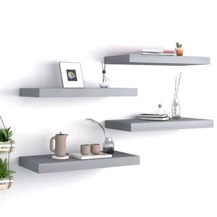 PAPAN AMBALAN RAK DINDING RAK SUSUN SERBAGUNA RAK SEPATU RAK DAPUR UKURAN 15, 20, 25, 30 PANJANG