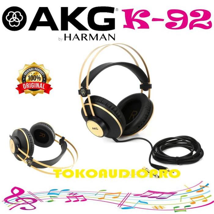 Akg K92 Closed-Back Monitor Headphone Monitor Akg K-92 Co
