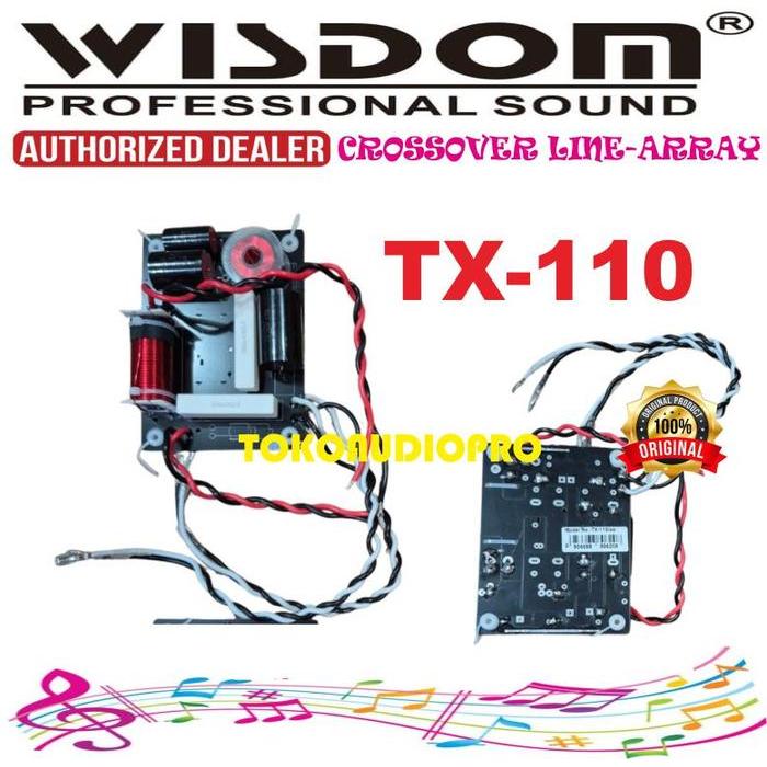 Crossover Pasif Line Array Wisdom Rx112Neo / Rx210Neo / M10 / Tx110 Crossover Pasif Speaker Line