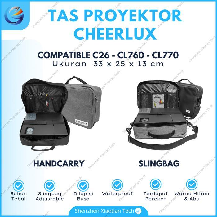 Tas Proyektor Cheerlux CL770 Bag Projector Cheerlux CL770 Waterproof