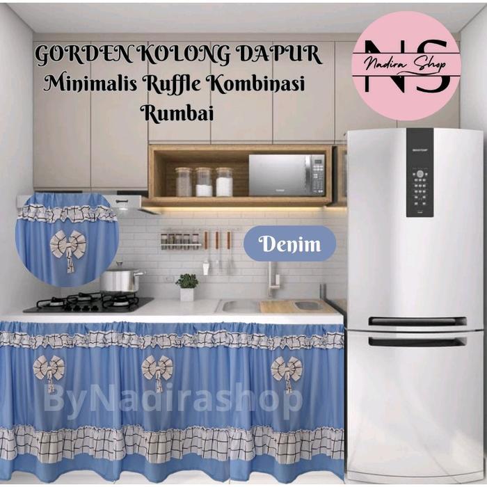 GORDEN KOLONG DAPUR KOTAK RUFFLE
