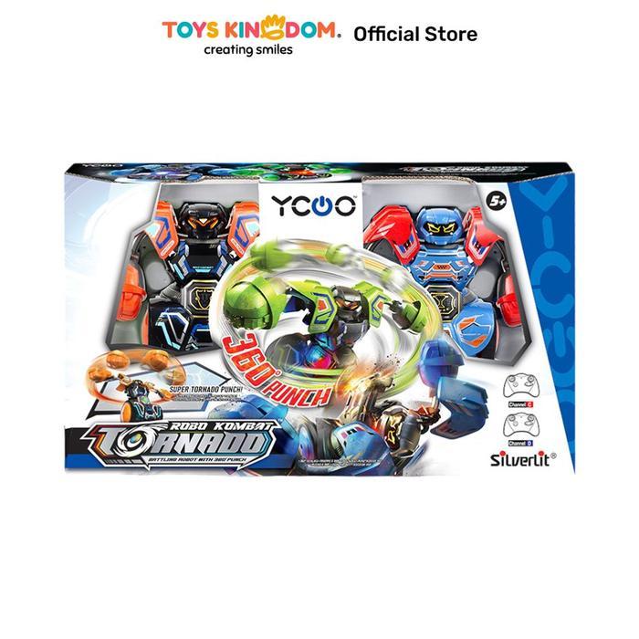 Toys Kingdom Silverlit Ycoo Robo Kombat Tornado Battle Remote Control - Merah/Oranye Toys Kids Toy