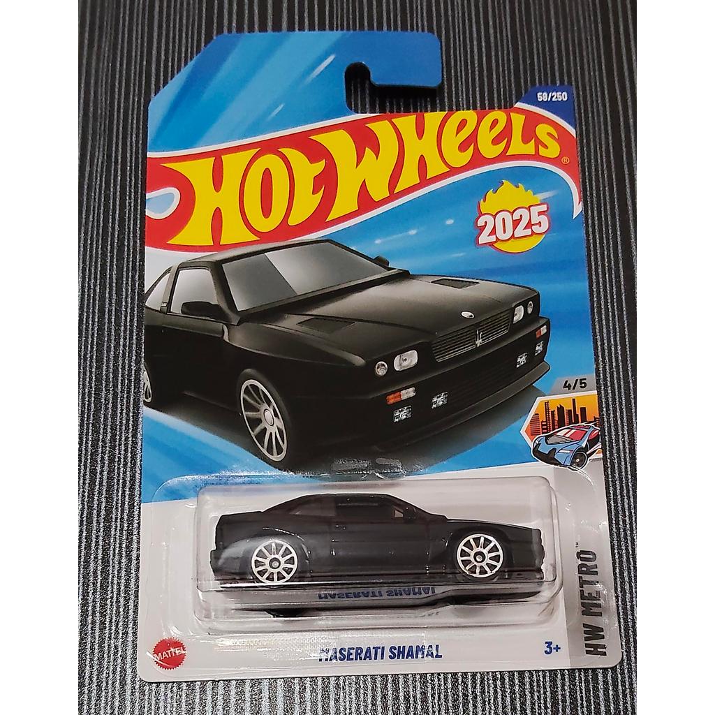 Hot Wheels Maserati Shamal Hitam