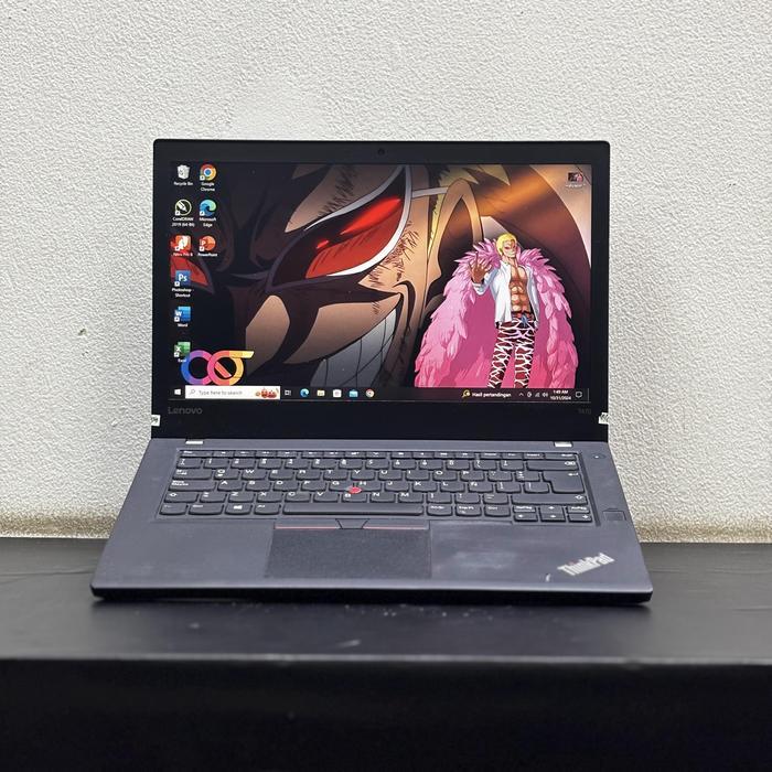 Lenovo Thinkpad T470 Intel Core i5 Gen 7 RAM 32GB SSD 2TB NVME Layar 14inch FHD IPS Slim Ringan Mulu