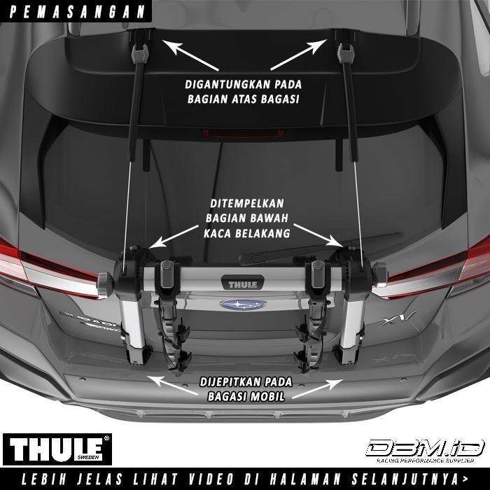 THULE Outway Hanging 2 Rak Sepeda Bagasi Belakang Mobil 2 Sepeda