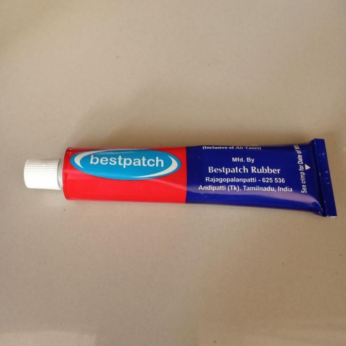 Lem Bestpatch untuk Tambal Ban Tip Top Ban Dalam dan Ban Luar - Best Patch Kemasan Tube 30 ML Car