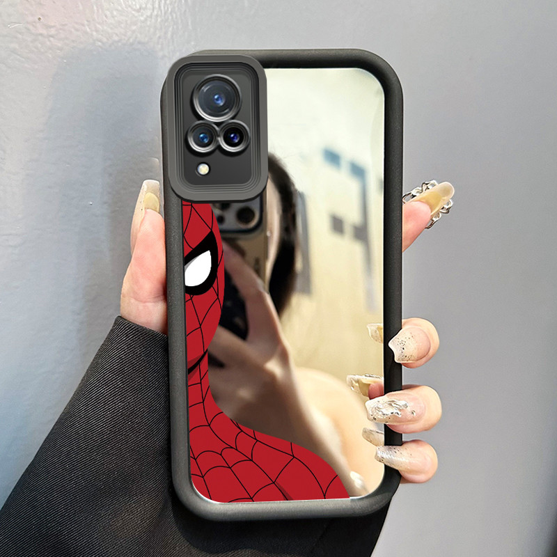 Casing Hp Untuk VIVO V21 5G V21s 5G V21E Y73 2021 Case Pahlawan keren pria Kesing cermin Kasing Sili