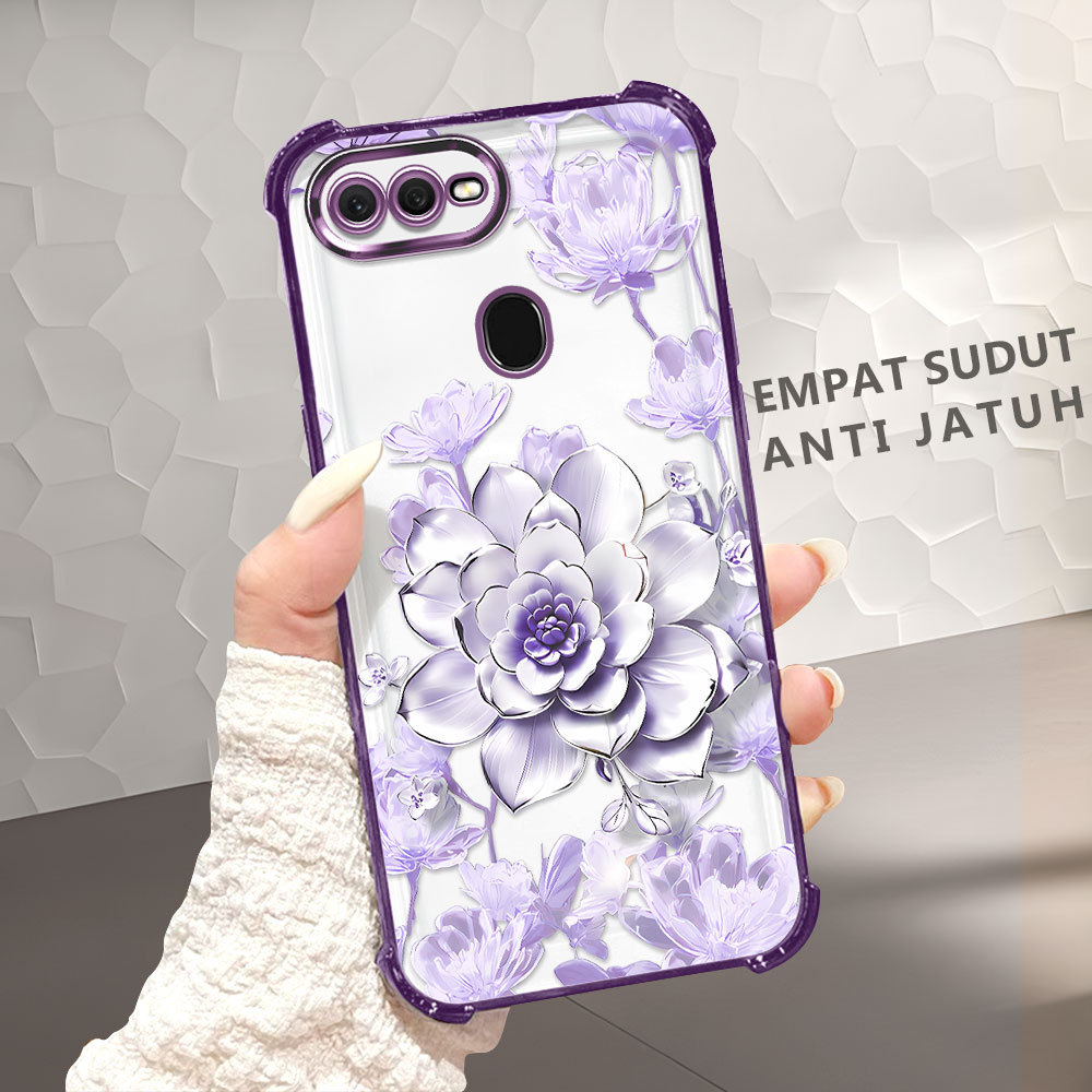 Casing Hp Untuk For Realme 2 U1 Pro Phone Case Softcase Kesing Sofcase Silikon FS Beautiful Flower 2