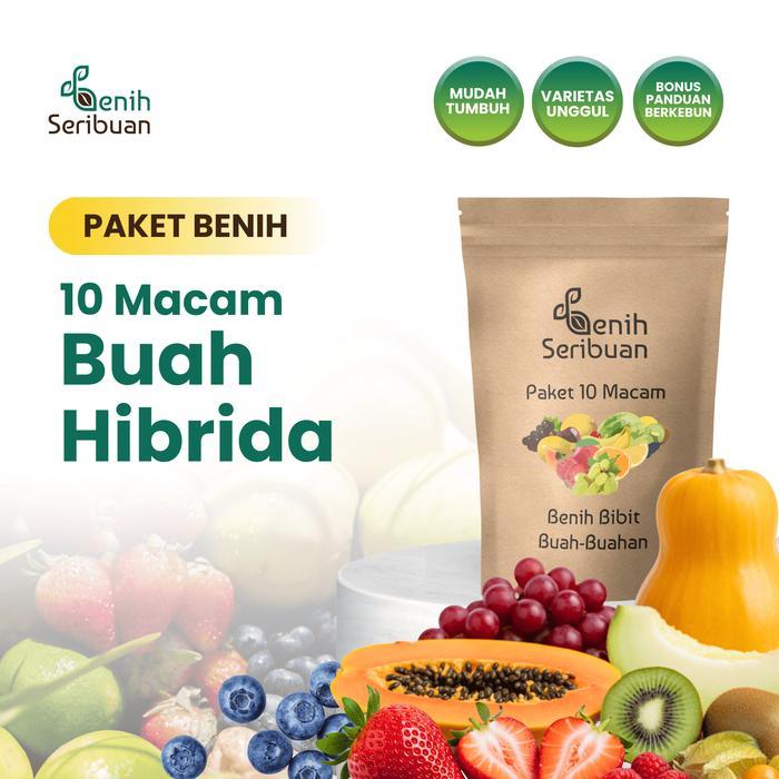 Benih Buah 10 Macam Paket Benih Tanaman Buah-Buahan Seribuan