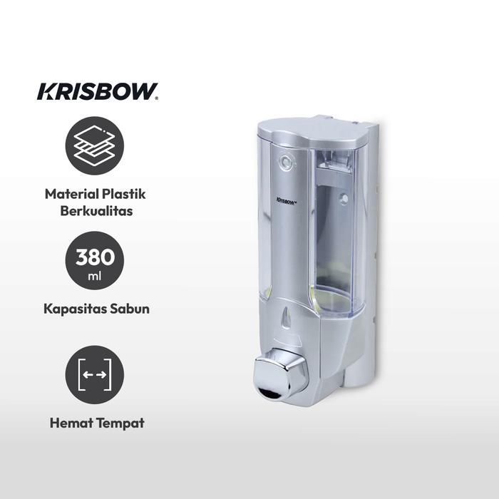 Krisbow Dispenser Sabun Cair - Silver