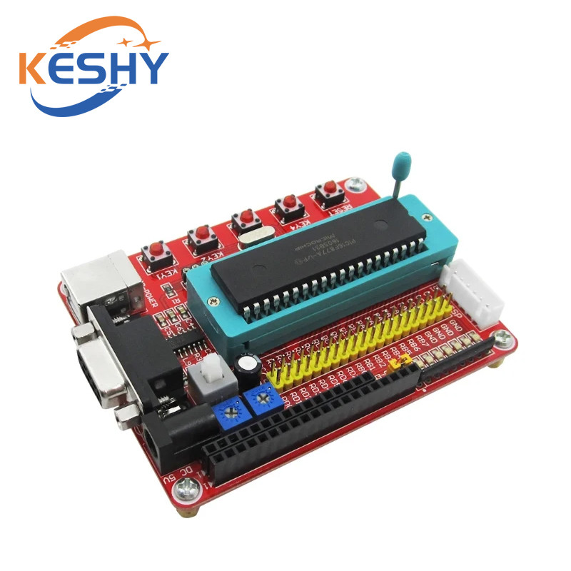 1PCS Mini System PIC Development Board + Microchip PIC16F877 PIC16F877A