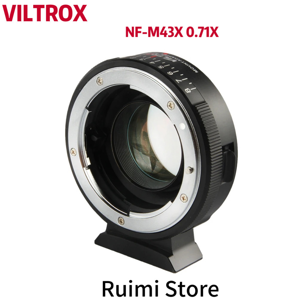 FLASH SALE    VILTROX NF-M43X 0.71X Lens Adapter Ring for Nikon F G Lens to Micro 4/3 Camera Panason