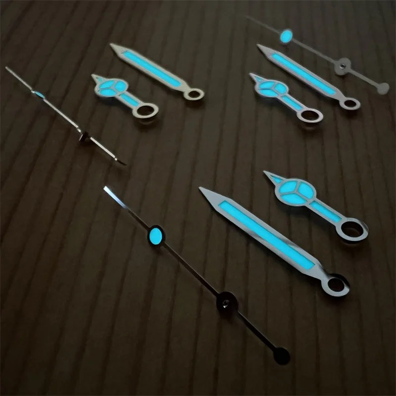 Luminous hour minute second hands for Rolex SUB Submariner 3135 movement 116610 automatic watch