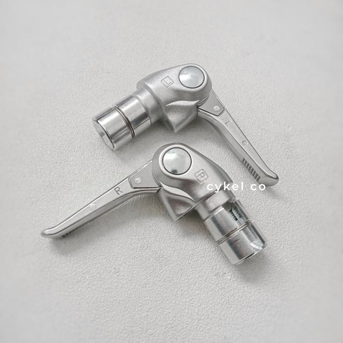 dia compe ene touring bar end control silver bar end shifter