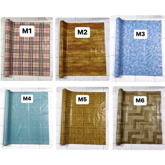 "New" KARPET PLASTIK VINYL LANTAI METERAN WATERPROOF PERLAK MEJA