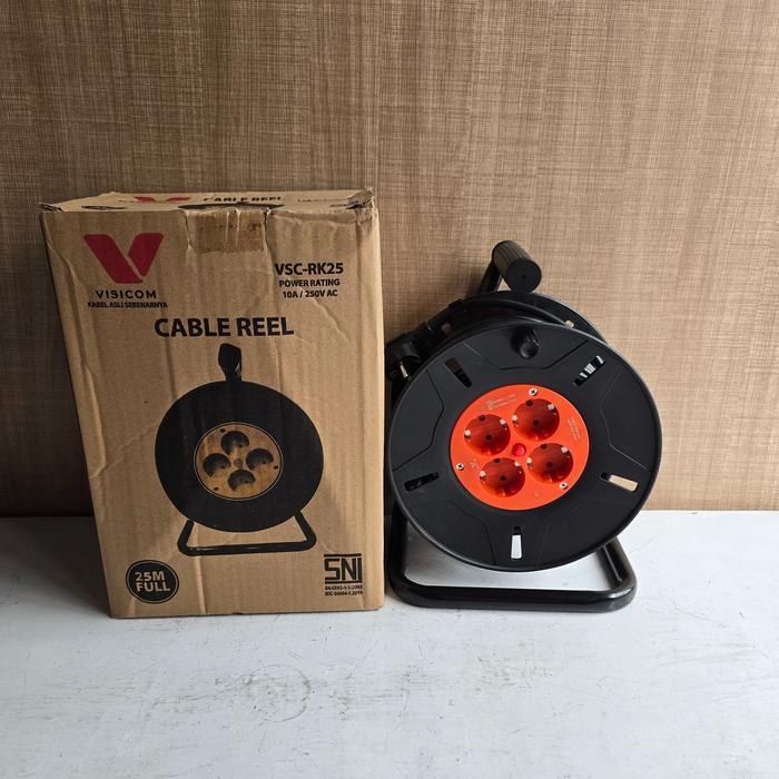 Visicom Cable Reel Kabel Roll 25M Full (VSC-RK25)