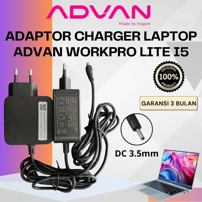 ADAPTOR CHARGER CAS LAPTOP ADVAN WORKPRO LITE I5 ORIGINAL