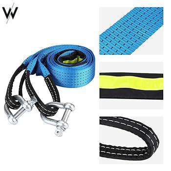 TALI KABEL DEREK TOWING TARIK MOBIL TRUK 5 METER 8 TON EMERGENCY