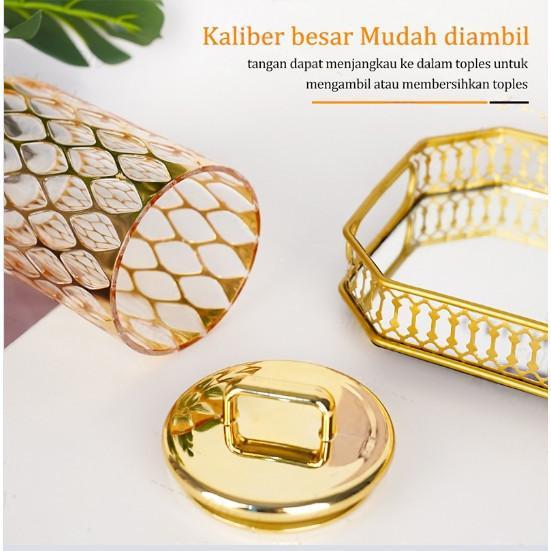 Gold Toples Lebaran Set Mewah Kristal/Toples Gold/Toples Mewah/Toples Kristal Mewah Gold