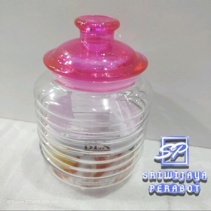 Dlx Glass Toples Kue Kanmuri Toples Kaca Dlx 6 Pcs