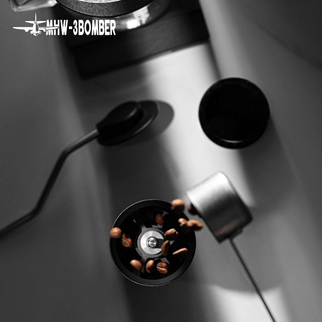 MHW-3BOMBER R3 PRO MANUAL COFFEE GRINDER UPGRADE 0.016MM TITAN BURR PRECISION GRIND ADJUSTMENT
