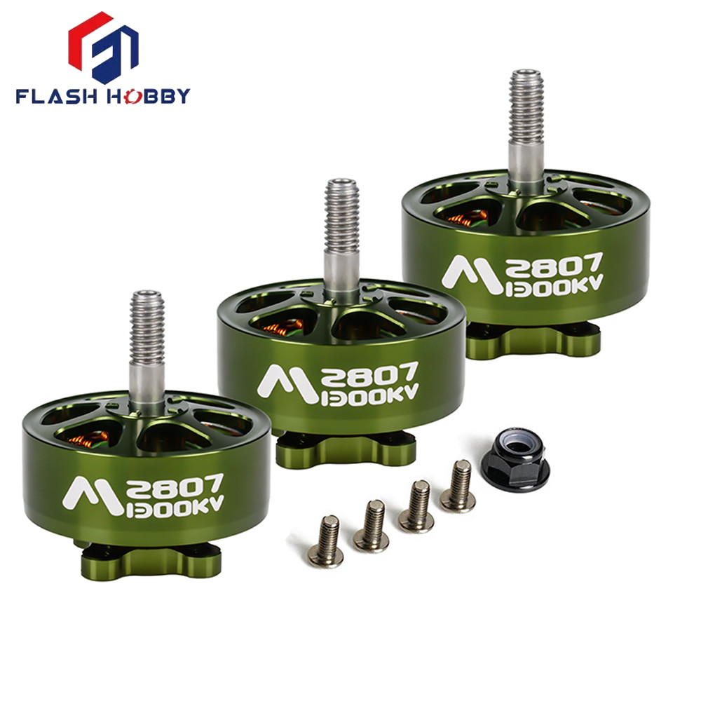 4PCS/LOT FLASHHOBBY MARS 2807 KV1300 3-6S 5MM SHAFT BLDC MOTOR FOR FPV RACING DRONE
