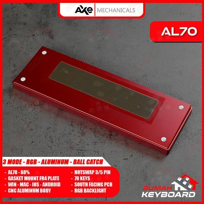 Al70 - 68% - 3 Mode - Gasket - South Rgb - Aluminum - Ball Catch - Barebone - Mechanical Keyboard
