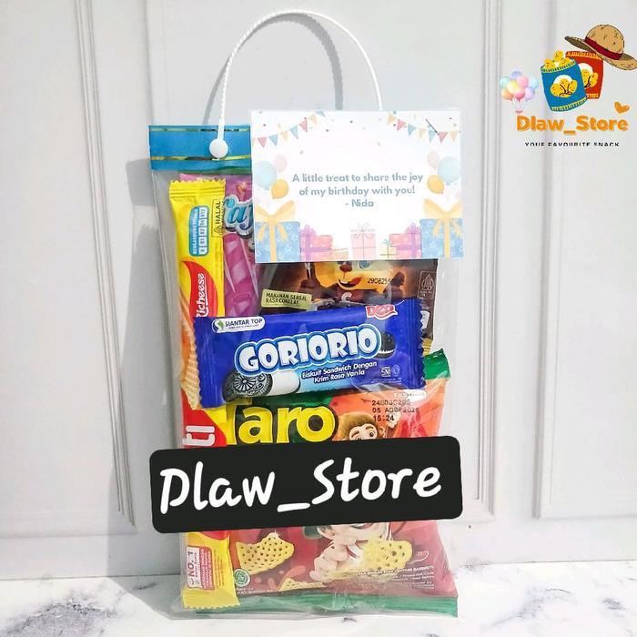(ISI 15 PCS ) Termurah Dan Terlaris Paket Snack Ulang Tahun Anak Hampers Ultah Bingkisan Snack Paket