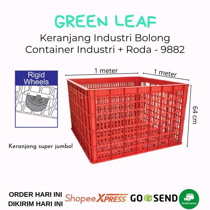 ATARI - CONTAINER BOX INDUSTRI 9882 LR RODA / KONTAINER INDUSTRI RODA