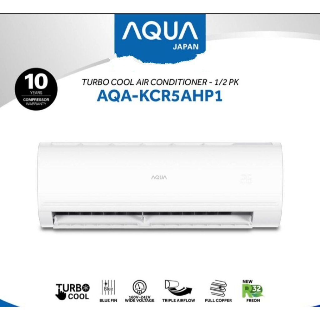 AQUA AC Standard [1/2 PK] AQA-KR5FQDL Khusus Cikampek,Karawang dan Purwakarta