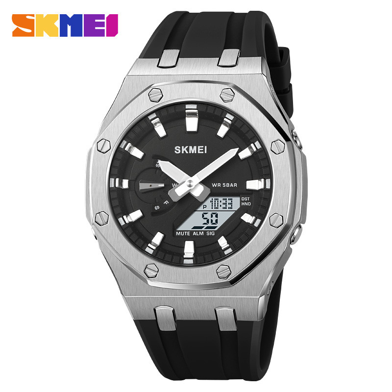 SKMEI Men's Watch 2243 Student Electronic Watch Multi functional Sports Waterproof Night Glow