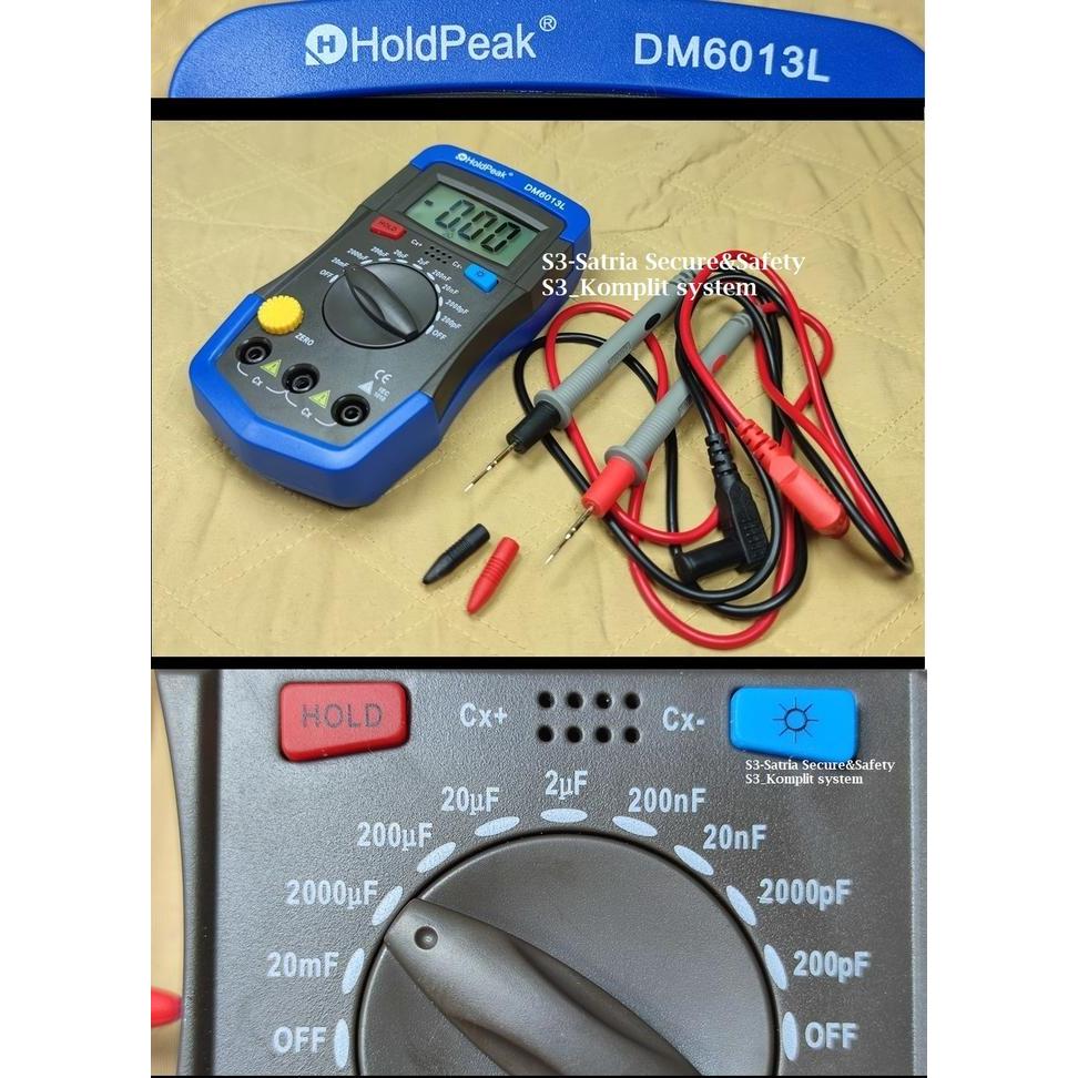 Multitester Holdpeak Dm6013L Capasitor Tester Alat Ukur Kapasitor Elco