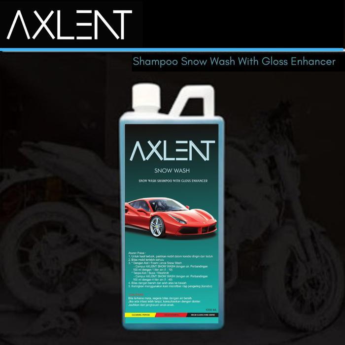 AXLENT SNOW WASH Sabun Shampo Motor Salju 1 Liter
