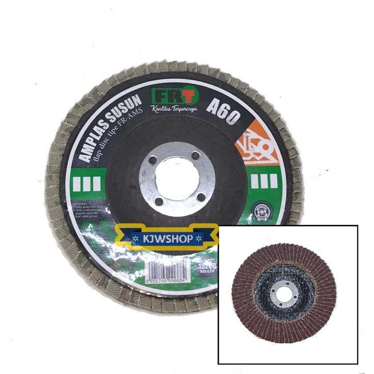 Flapdisc 4 inch Kertas Gosok Gerinda Flap disc 4" Amplas Kipas 4inch