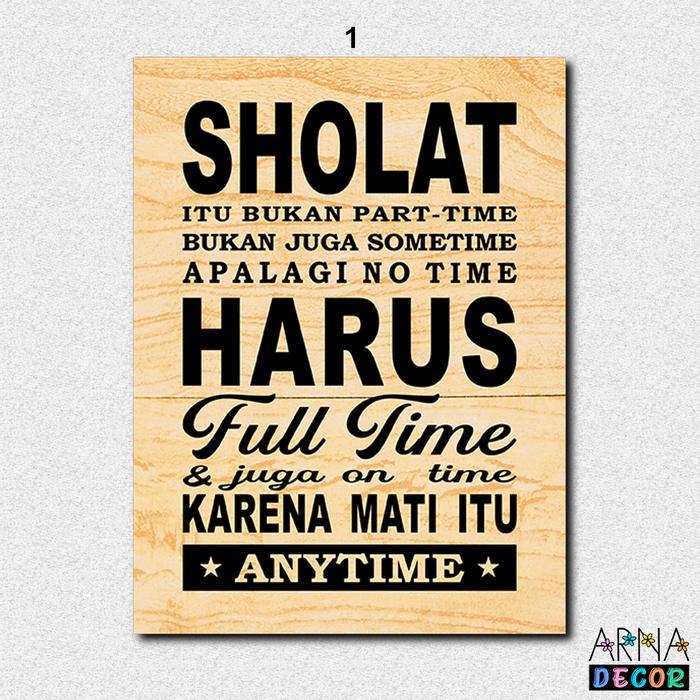 "New" hiasan dinding islami / Quotes Islami