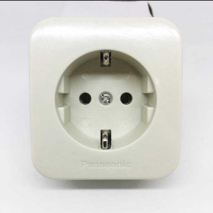 Murah Stop Kontak Panasonic Outbow Ob WKJ 1131/ Stop Kontak Panasonic Tempel