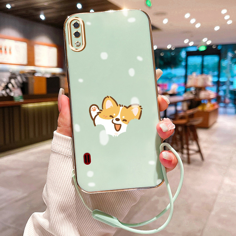 Casing Hp Untuk Samsung Galaxy A01 M01 Core A01 Core Case Menyapa anak anjing Kesing silikon berbaha