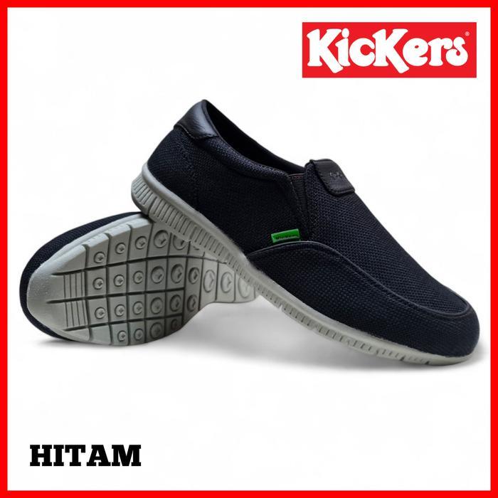 Aerostreet - Sepatu Kerja Kantor Pria / Sepatu Kickers Cowok / Sepatu Kuliah Slip On Laki / Sepatu