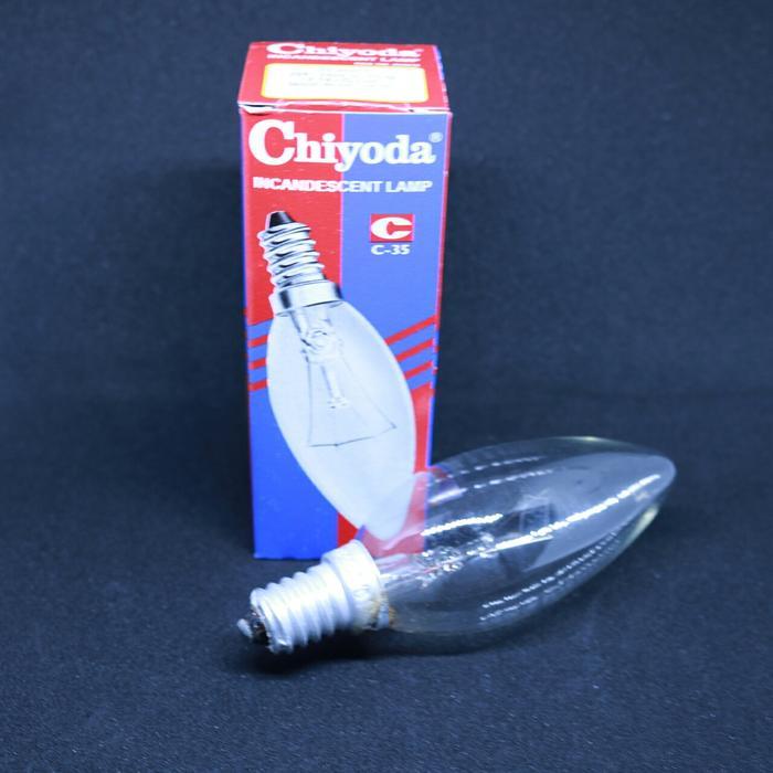 Bohlam Lampu Pijar Chiyoda E14 kuning 25 watt