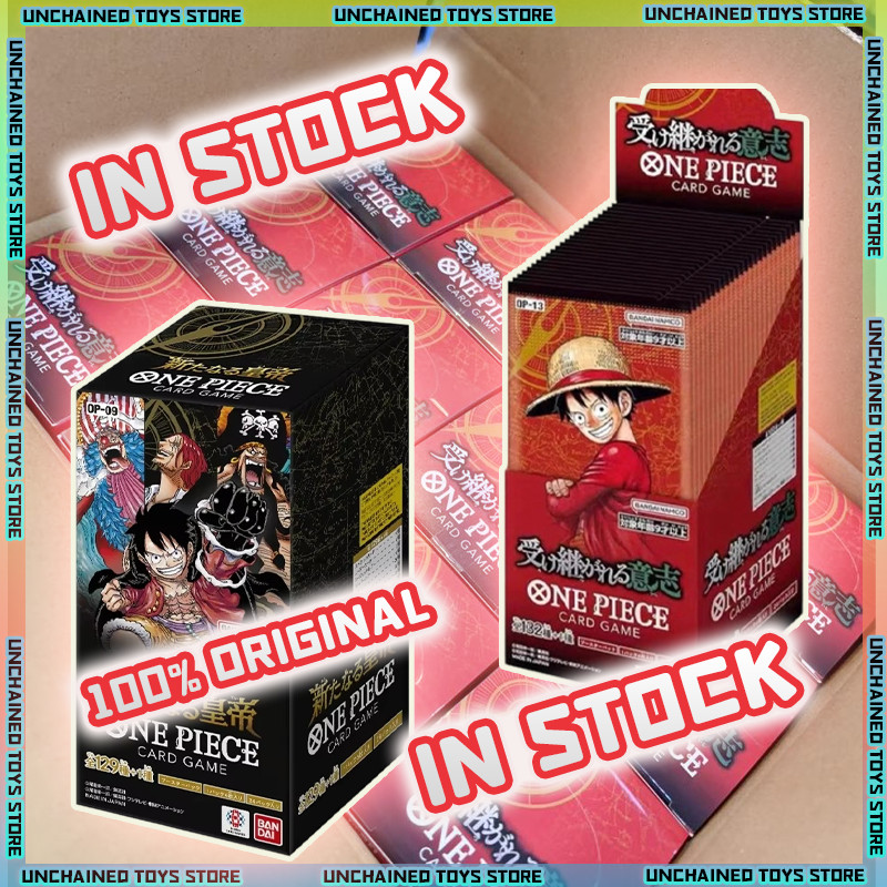 In Stock Original Anime Booster Box One Piece The New Emperor OP09 OP13 Booster Tcg Rare Battle