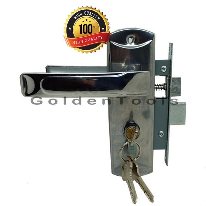 Kunci Pintu Rumah Kecil Set Handle Pintu Gagang + Body Kunci VPR