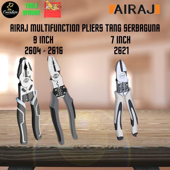 AIRAJ Multipurpose Wire Cutters Tang Pemotong Kabel Multifungsi 9 inch
