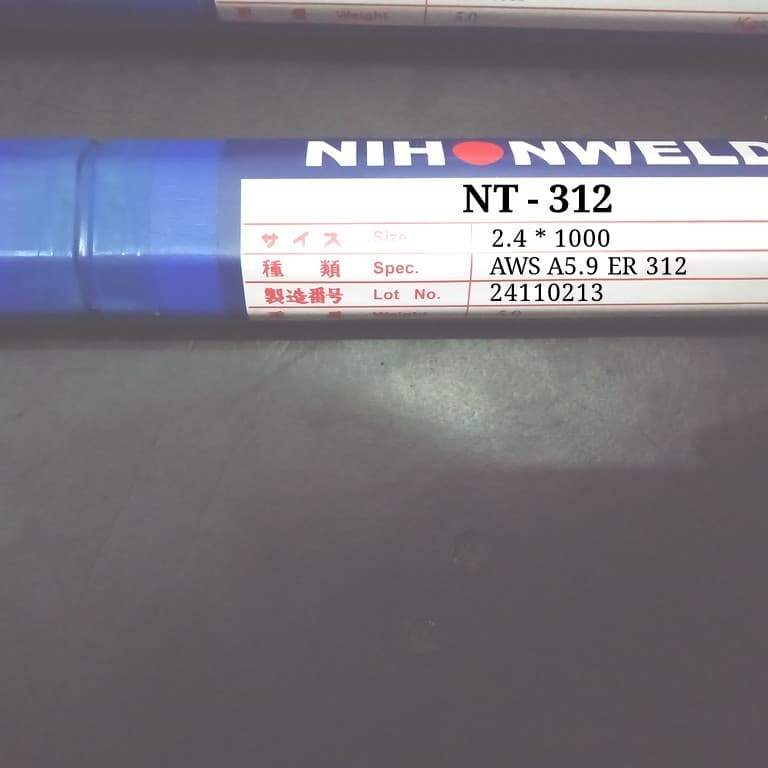 Kawat las ER 312 uk 2.4 mm untuk Problem Steel
