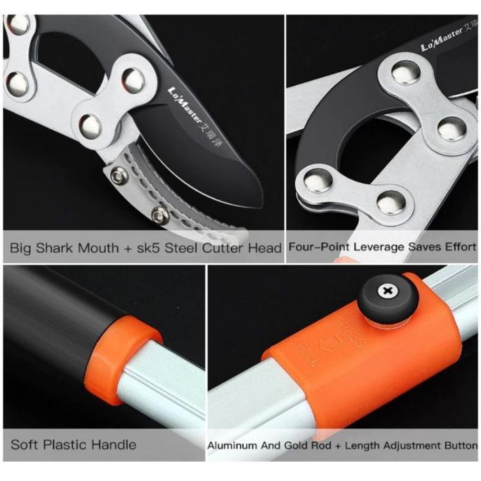 GUNTING DAHAN RANTING POHON GAGANG PANJANG ADJUSTABLE PANJANG TINGGI
