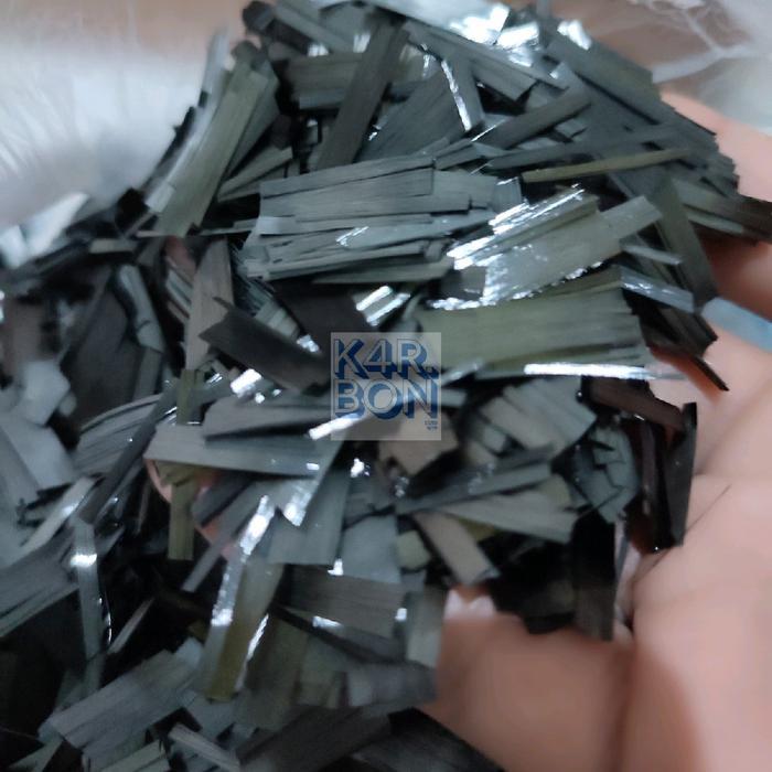 Serat Carbon Forged Chopped Serat Carbon Asli 50 Gram