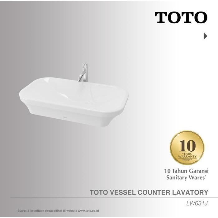 Toto - Toto Wastafel Lw631J Wastafel - Wastafel Cuci Tangan - Lavatory