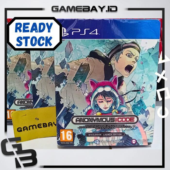 PS4 ANONYMOUS ; CODE STEELBOOK LAUNCH EDITION